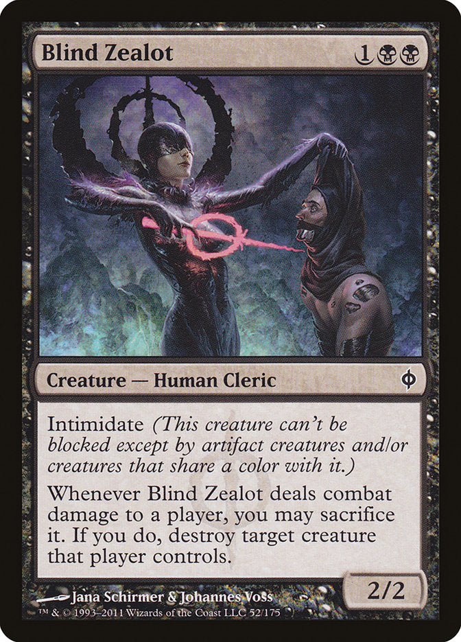 Blind Zealot, New phyrexia Card Art
