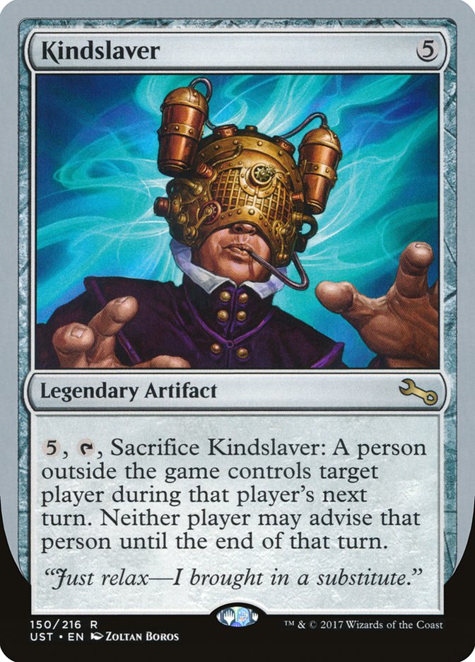 Kindslaver, Unstable Card Art