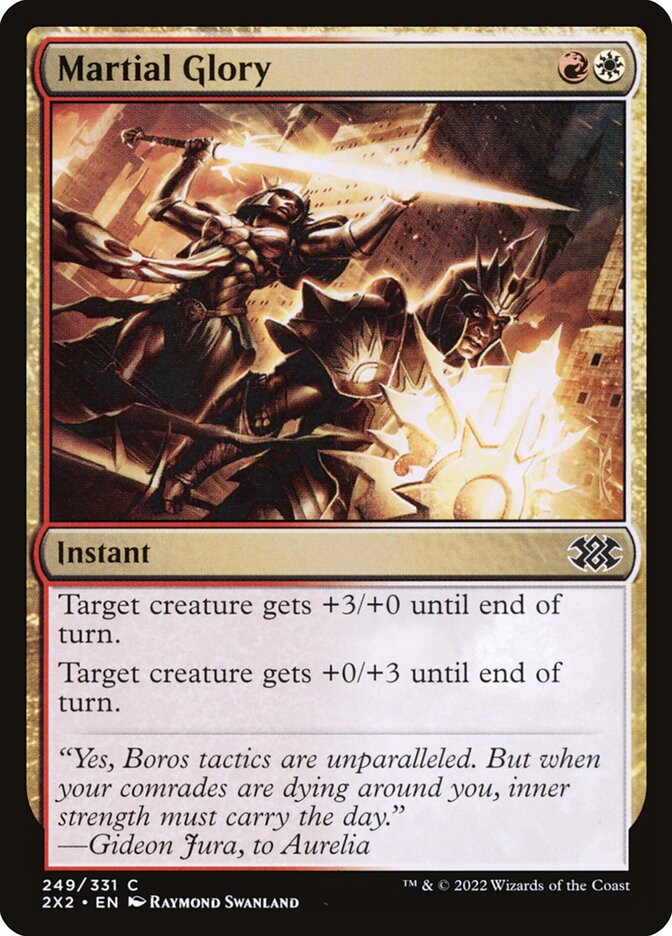 Martial Glory, Double masters 2022 Card Art