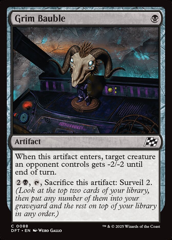 Grim Bauble, Aetherdrift Card Art