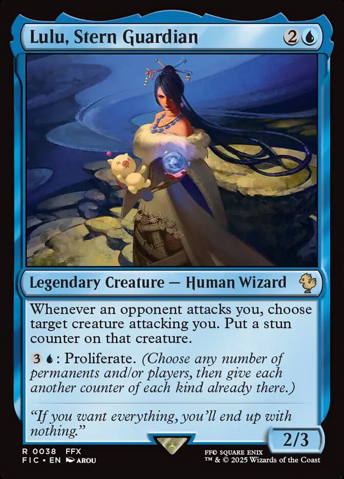 Lulu, Stern Guardian, Final fantasy commander Card Art