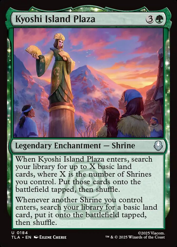 Kyoshi Island Plaza, Avatar: The Last Airbender Card Art
