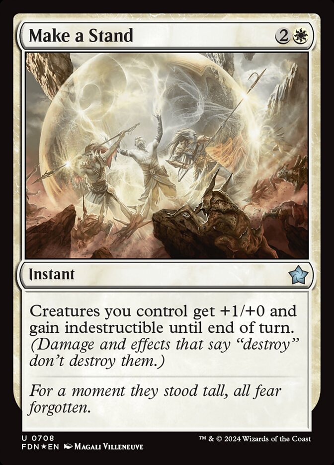Make a Stand, Foundations Card Art