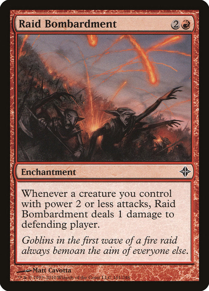 Raid Bombardment, Rise Of The Eldrazi Card Art