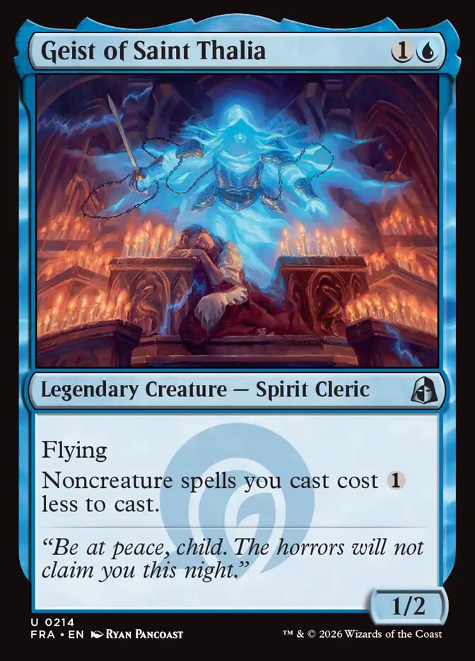 Geist of Saint Thalia, Reality Fracture Card Art