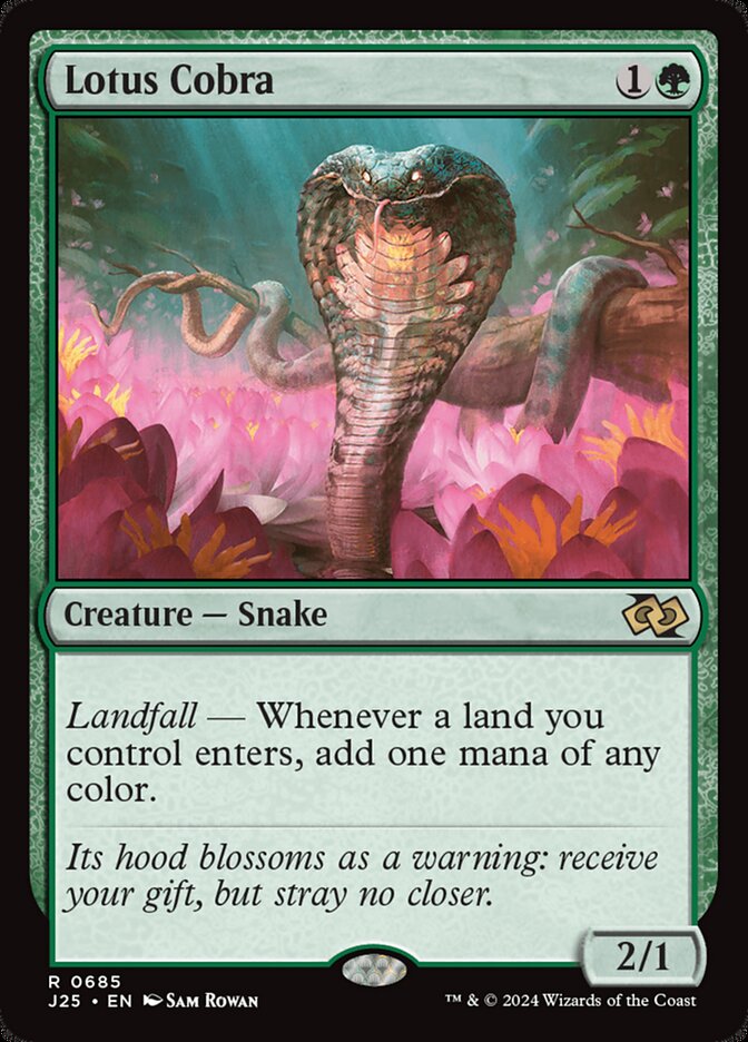 Lotus Cobra, Foundations Jumpstart Card Art