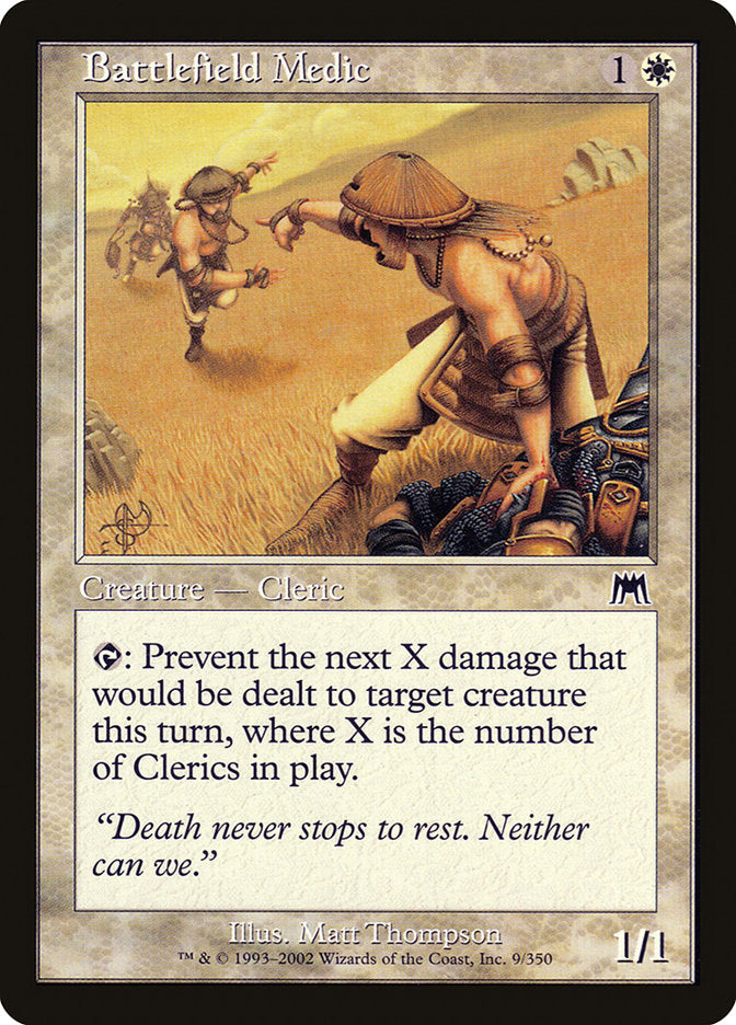 Battlefield Medic, Onslaught Card Art