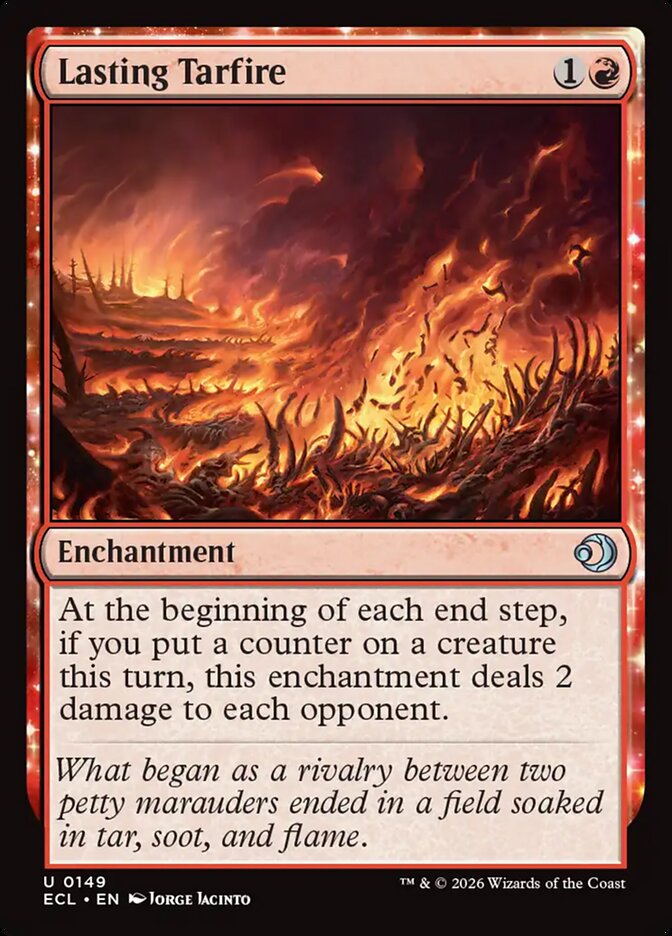 Lasting Tarfire, Lorwyn Eclipsed Card Art