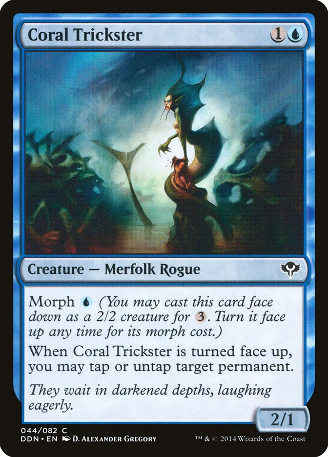 Coral Trickster, Duel decks: speed vs. cunning Card Art