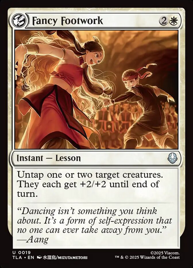 Fancy Footwork, Avatar: The Last Airbender Card Art