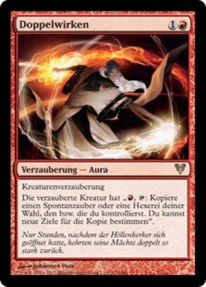 Dual Casting, Avacyn Restored Card Art