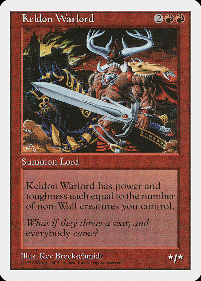 Keldon Warlord, Fifth Edition Card Art