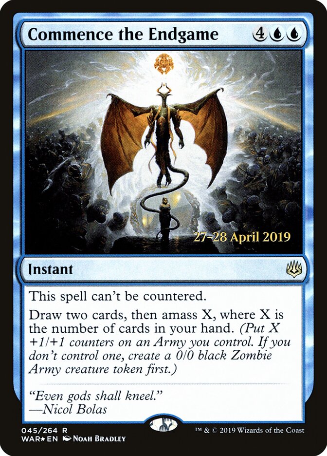 Commence the Endgame, War Of The Spark Promos Card Art