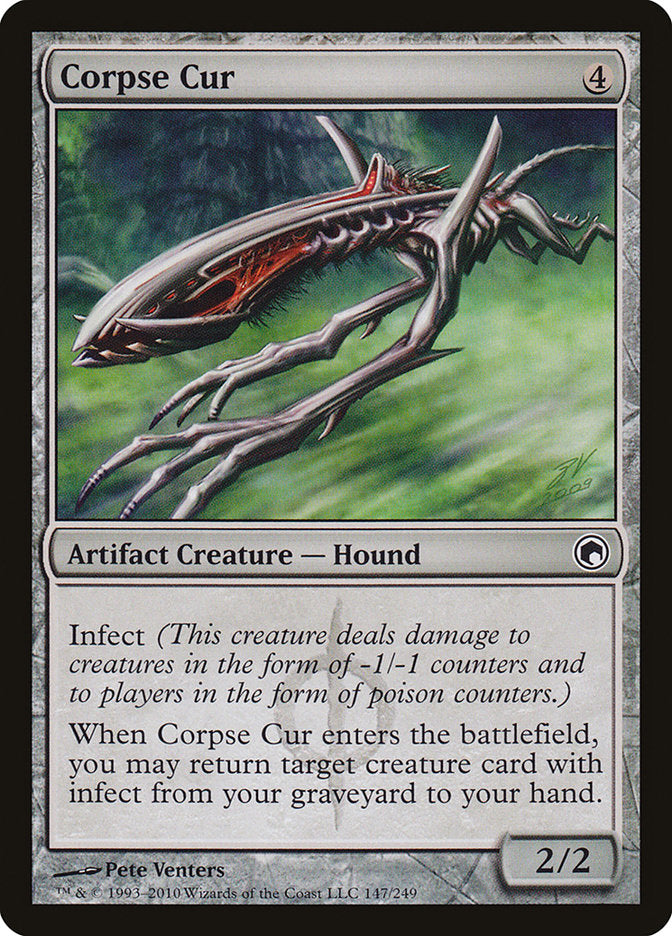Corpse Cur, Scars of mirrodin Card Art