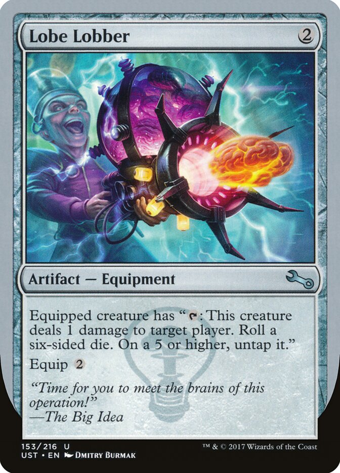 Lobe Lobber, Unstable Card Art