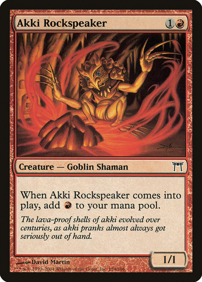 Akki Rockspeaker, Champions Of Kamigawa Card Art