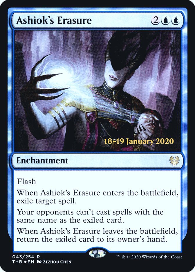 Ashiok's Erasure, Theros beyond death promos Card Art