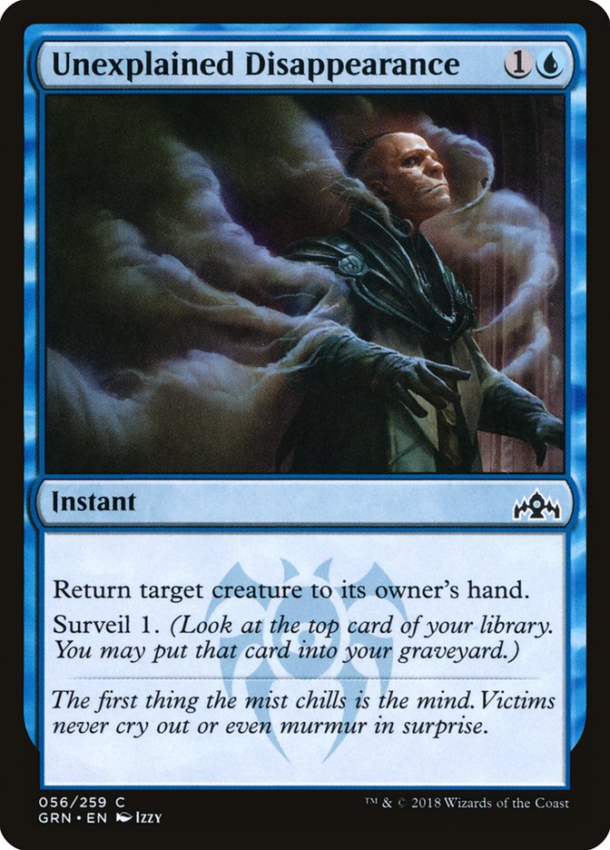 Unexplained Disappearance, Guilds of ravnica Card Art