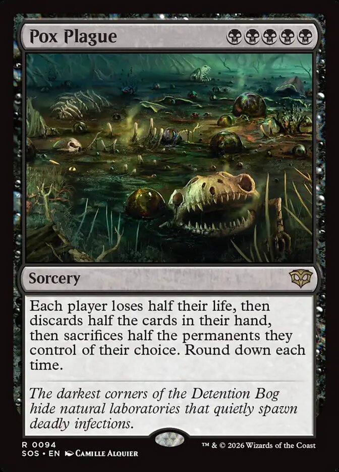 Pox Plague, Secrets Of Strixhaven Card Art