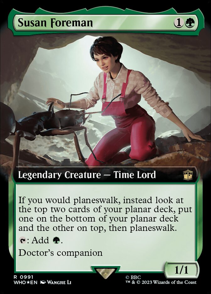 Susan Foreman, Doctor who Card Art