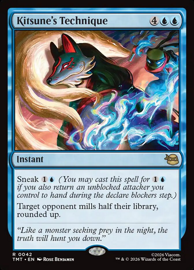 Kitsune's Technique, Teenage Mutant Ninja Turtles Card Art