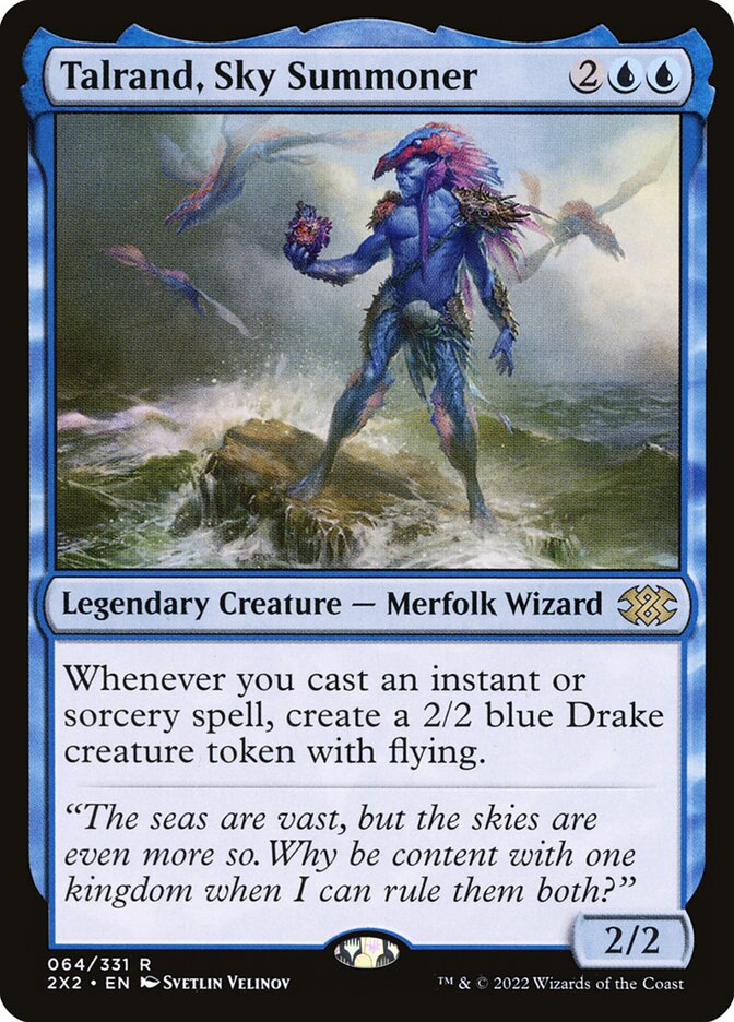 Talrand, Sky Summoner, Double masters 2022 Card Art