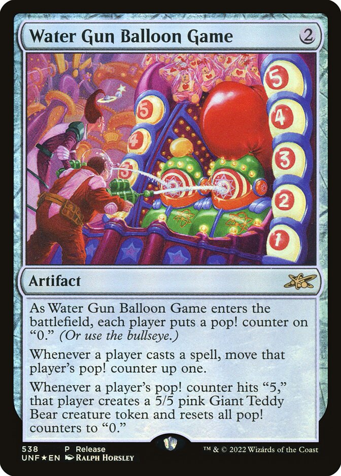Water Gun Balloon Game - Foil