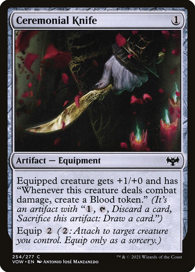 Ceremonial Knife, Innistrad: crimson vow Card Art