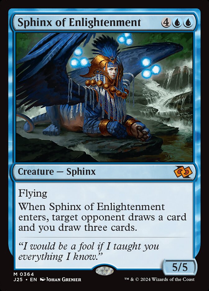 Sphinx of Enlightenment, Foundations jumpstart Card Art