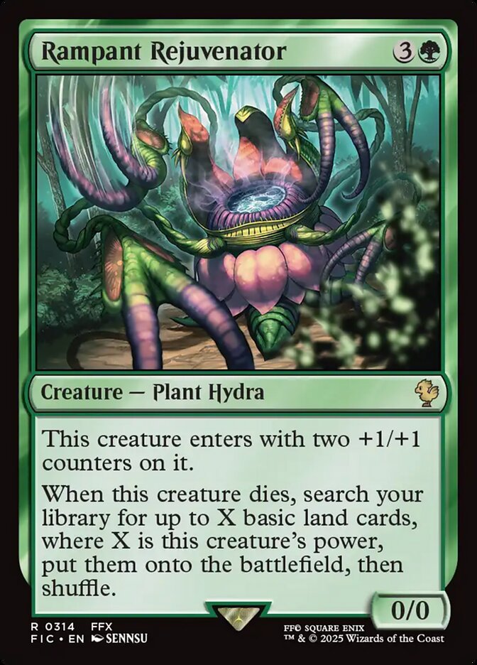 Rampant Rejuvenator, Final fantasy commander Card Art