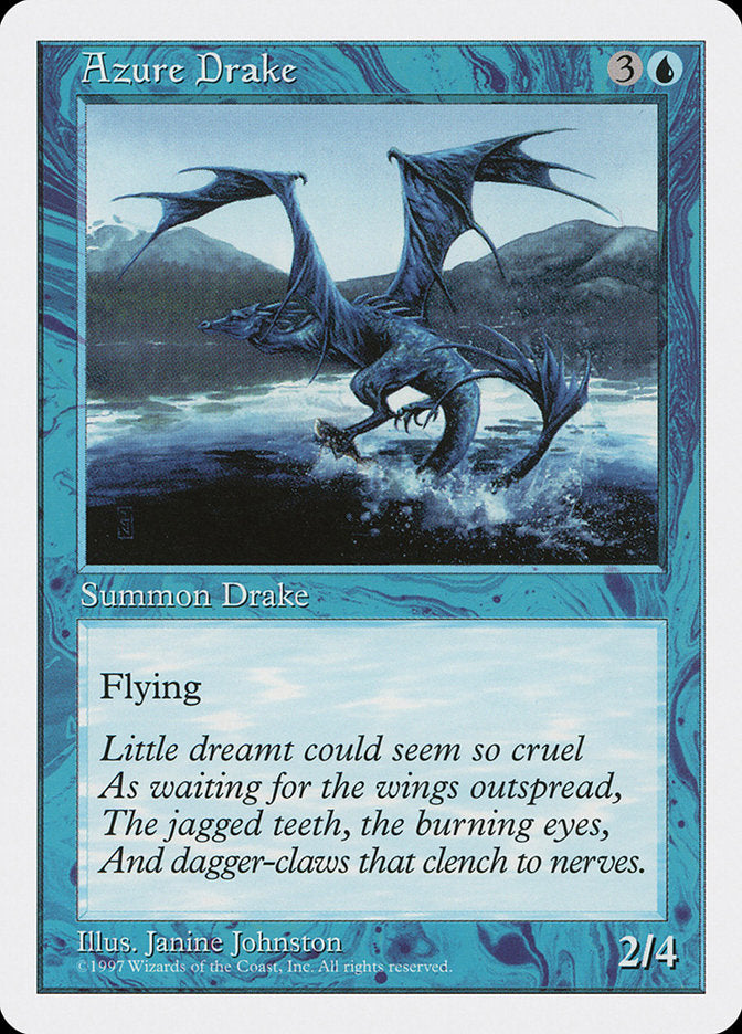 Azure Drake, Fifth Edition Card Art