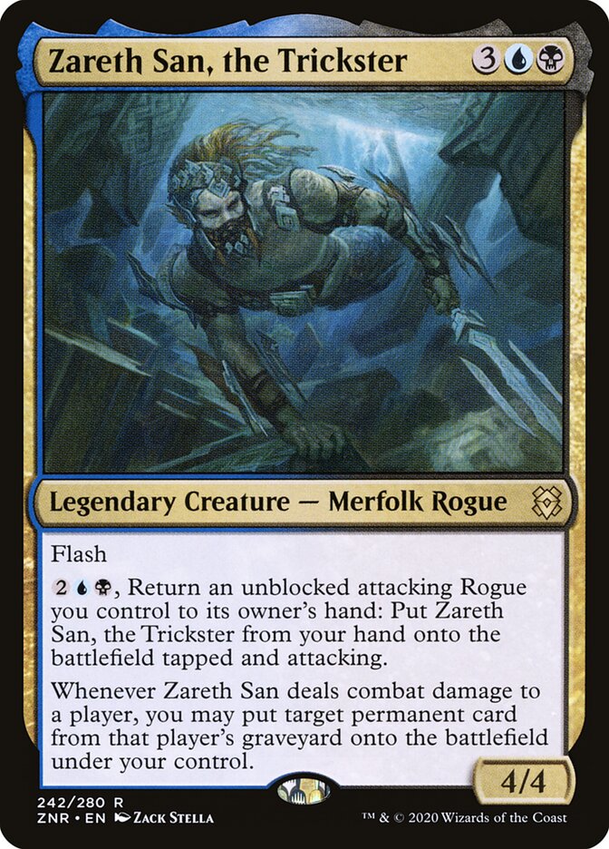 Zareth San, the Trickster, Zendikar Rising Card Art
