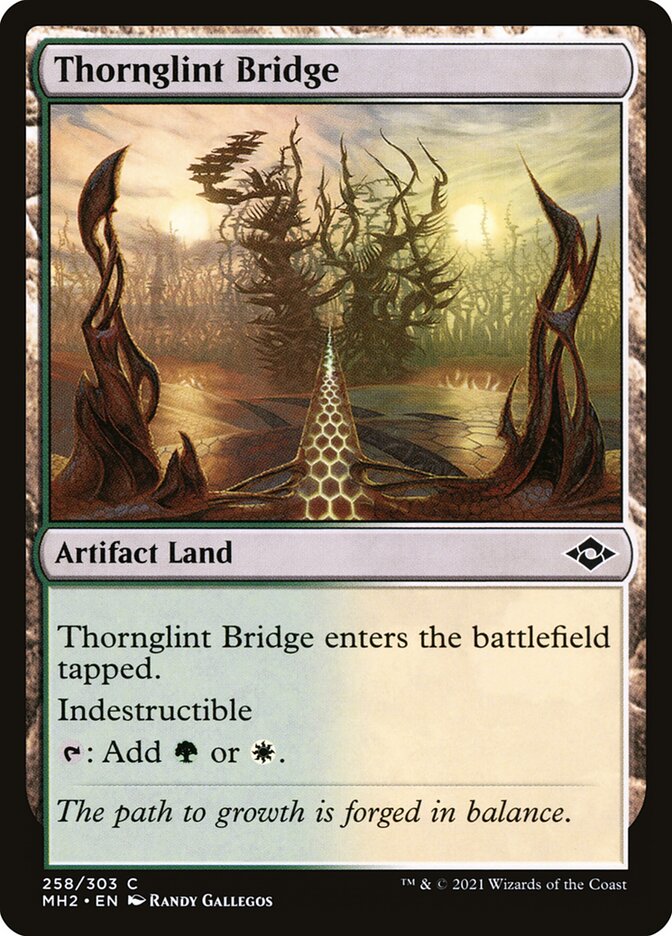 Thornglint Bridge, Modern horizons 2 Card Art