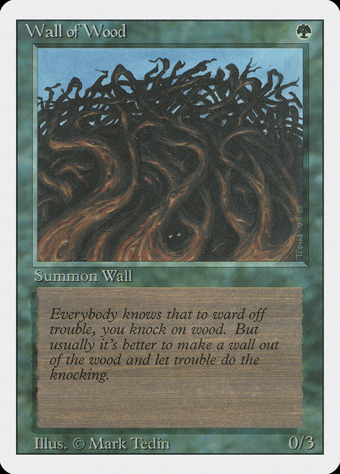 Wall of Wood, Revised edition Card Art
