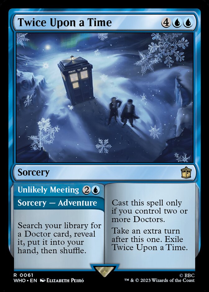 Twice Upon a Time // Unlikely Meeting, Doctor Who Card Art