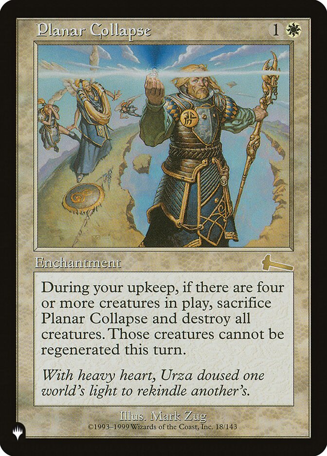 Planar Collapse, The List Card Art