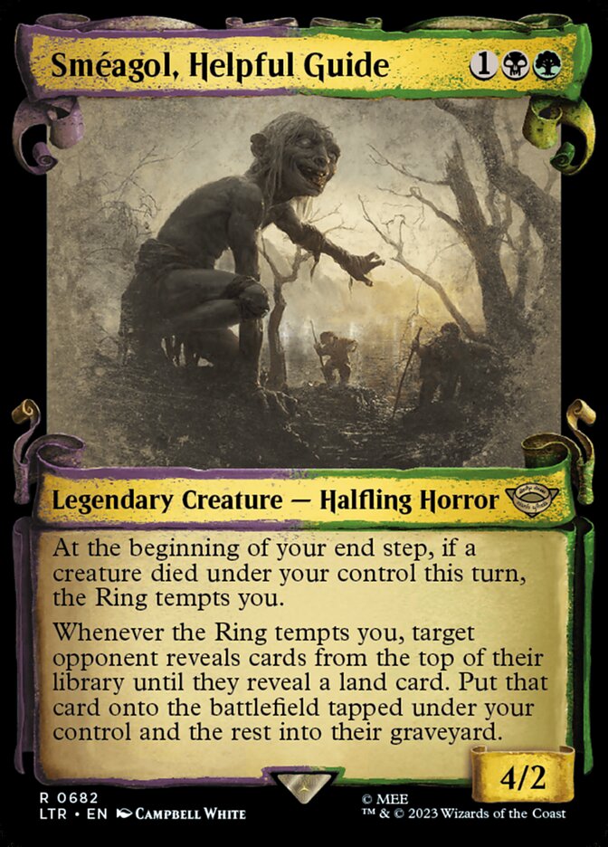 Sméagol, Helpful Guide, The Lord Of The Rings: Tales Of Middle-Earth Card Art