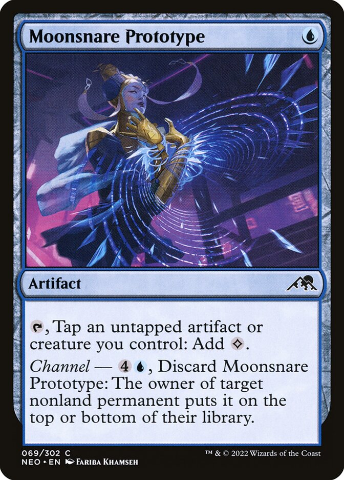 Moonsnare Prototype, Kamigawa: neon dynasty Card Art