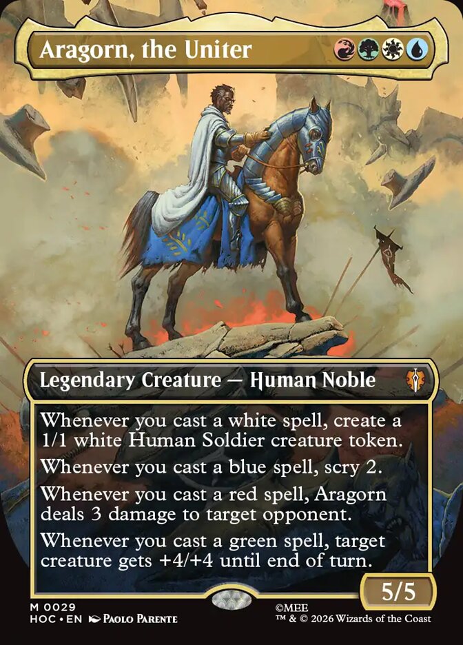Aragorn, the Uniter, The Hobbit Eternal Card Art