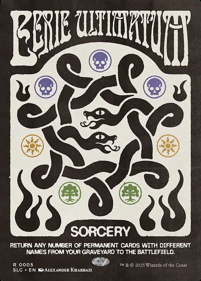 Eerie Ultimatum, Secret Lair Countdown Card Art