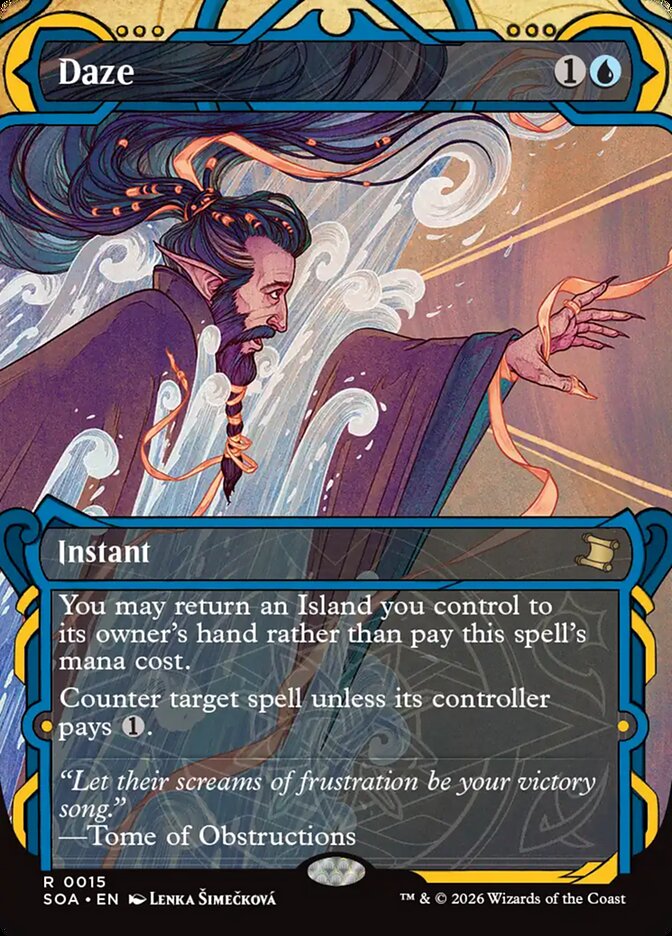 Daze, Secrets Of Strixhaven Mystical Archive Card Art