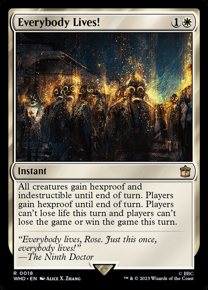 Everybody Lives!, Doctor who Card Art