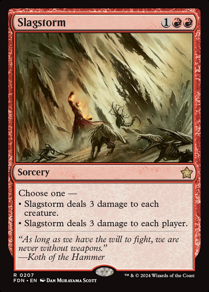 Slagstorm, Foundations Card Art