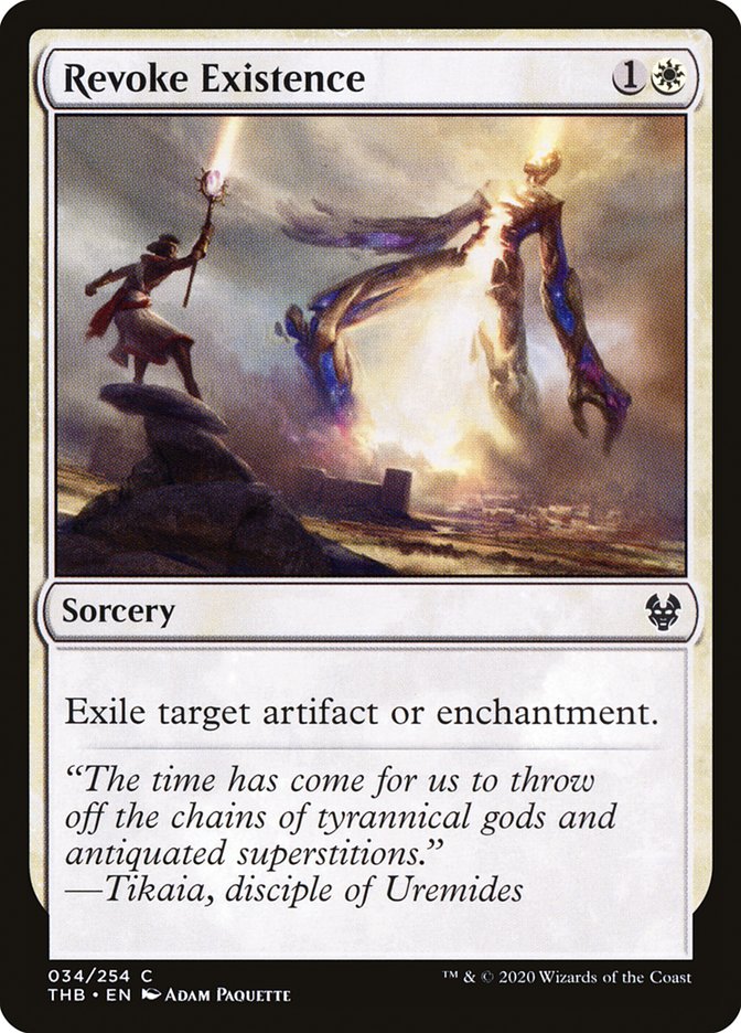 Revoke Existence, Theros beyond death Card Art