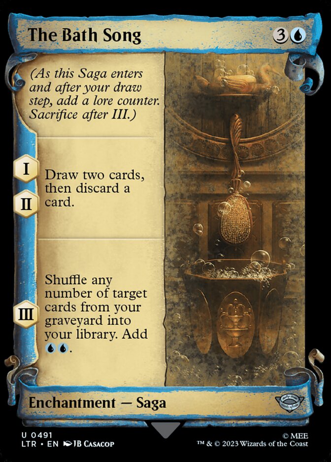 The Bath Song, The lord of the rings: tales of middle-earth Card Art