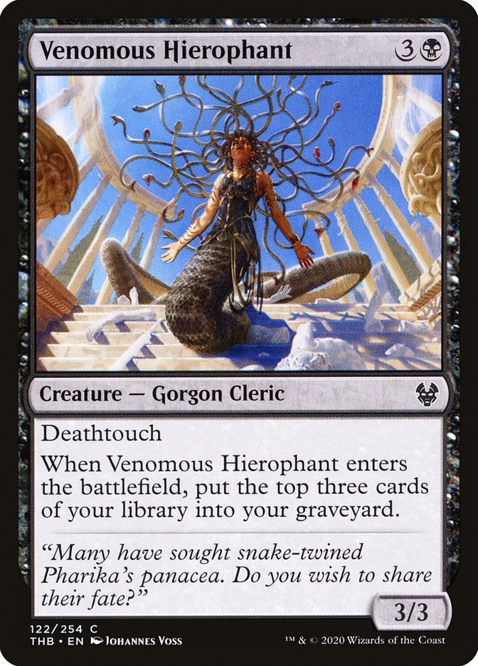 Venomous Hierophant, Theros beyond death Card Art