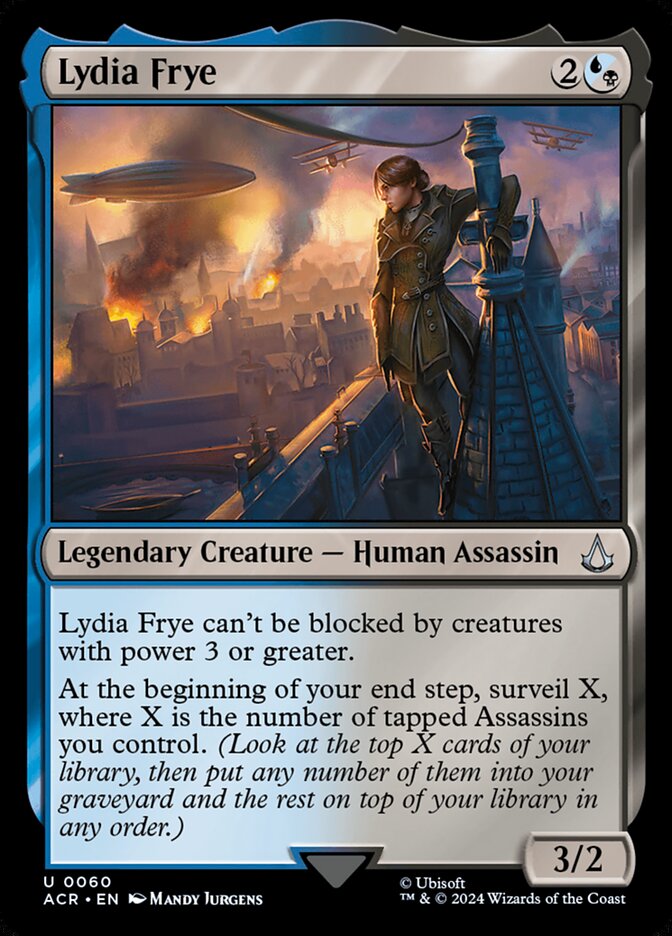 Lydia Frye, Assassin's creed Card Art