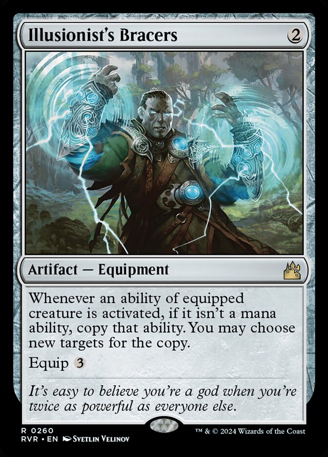 Illusionist's Bracers, Ravnica Remastered Card Art
