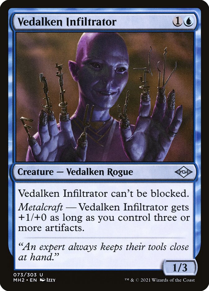 Vedalken Infiltrator, Modern horizons 2 Card Art