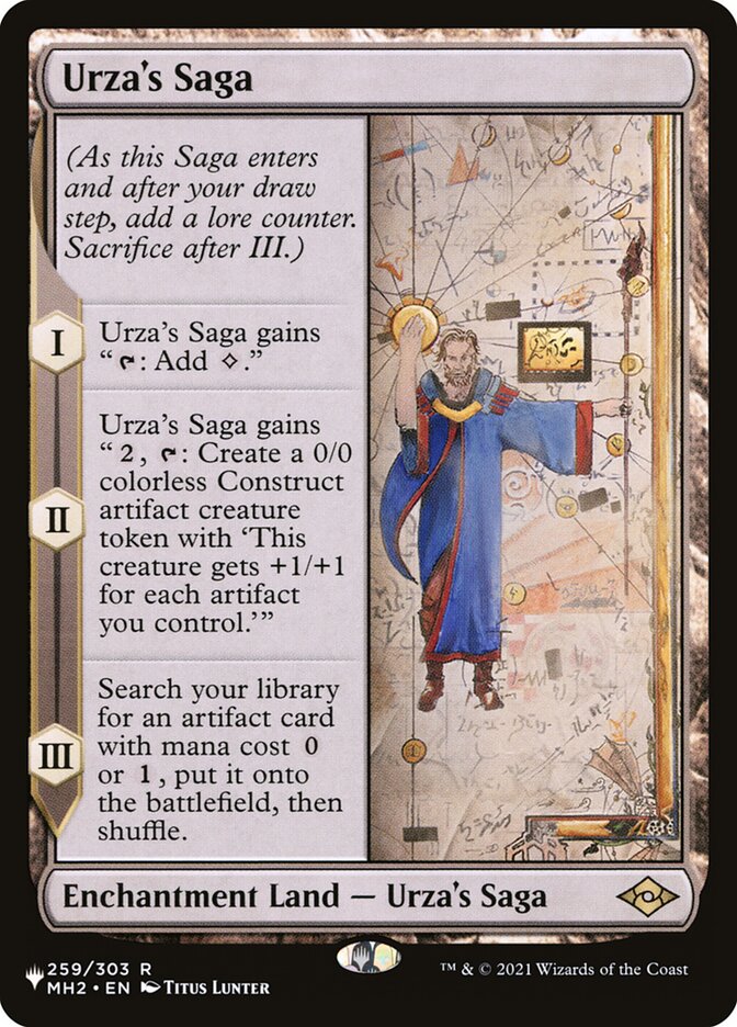 Urza's Saga, The List Card Art